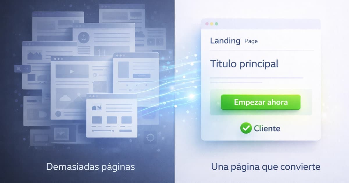 Landing page en Chile para negocios