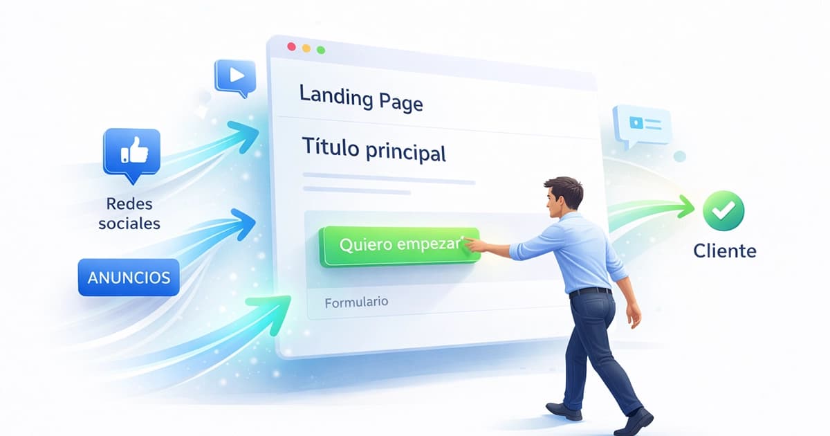 Qué es una landing page para negocios en Chile