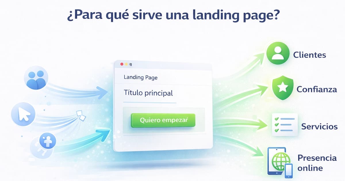 Para qué sirve una landing page