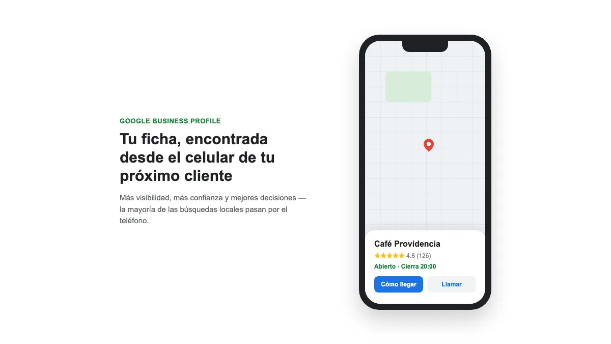 Google Business Profile para pymes chilenas